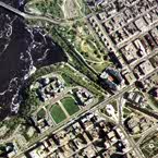 photo aérienne d'Ottawa